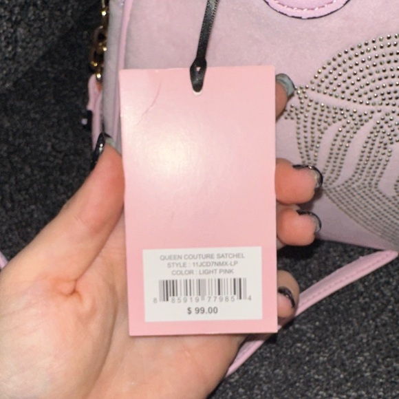 Juicy Couture Light Pink Velour Purse - Picture 5 of 9